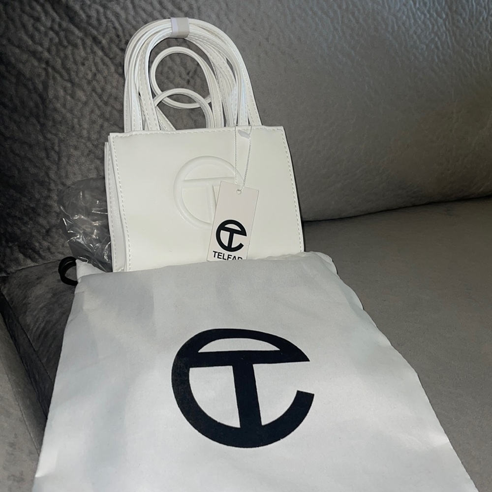 White Telfar Mini Bag